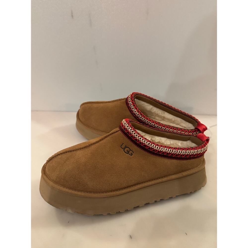 UGG Tazz Platform Slippers - Women's Size 10- Chestnut - Picture 3 of 8